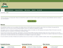 Tablet Screenshot of pdxcitysanitary.com